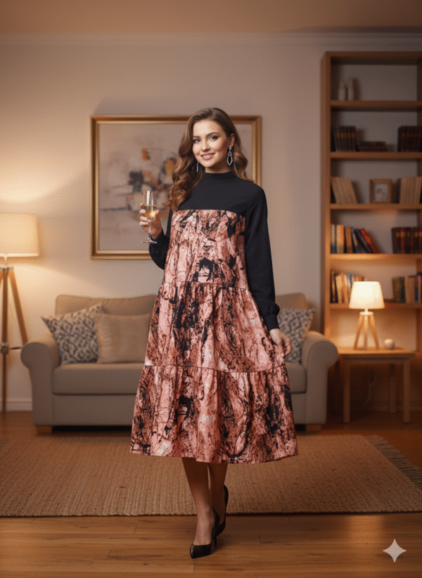 western/two tone womens dress
